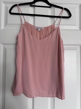 Elizabeth and James Tank Top Soft Pink Silk Women’s Size L Large